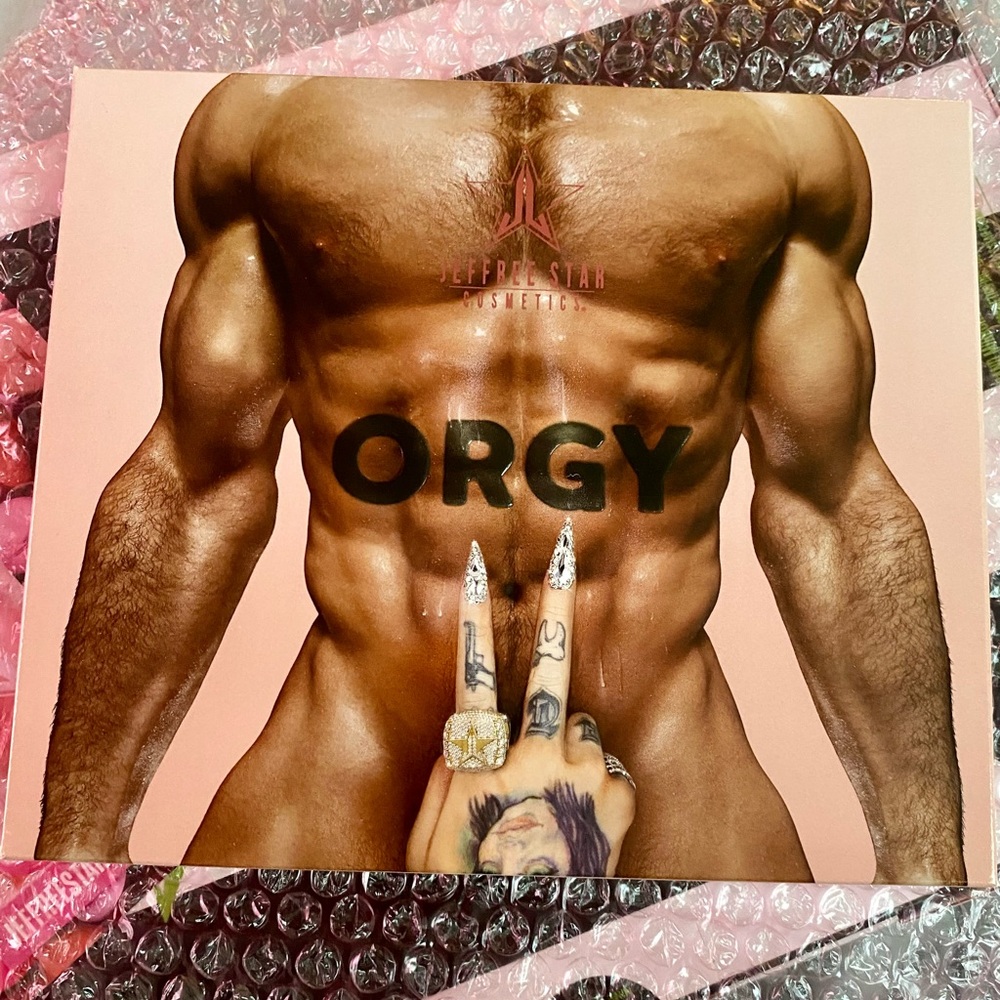 Brand “Spanking” New (pun intended) Jeffree Star Orgy 2 eyeshadow palette